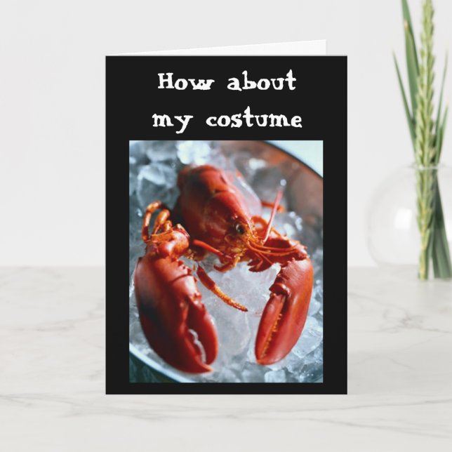 HOW ABOUT  MY COSTUME=HALLOWEEN CARD (Front)