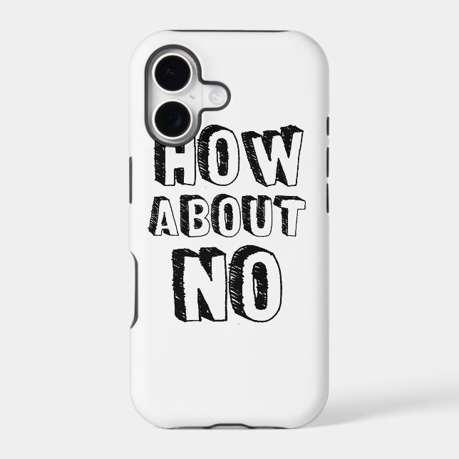 How About No Iphone Case (Back)