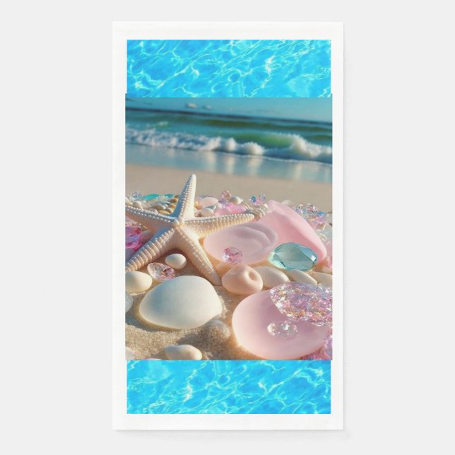 How about "Opel Waves: Blue Ocean Paper Napkins"? Guest Towels (Front)