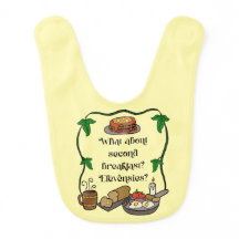 How About Second Breakfast? Elevensies? Baby Bib