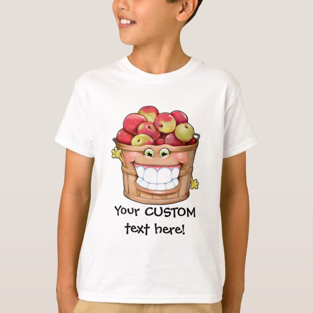 How about them apples?!  Happy Apples! T-Shirt (Front)