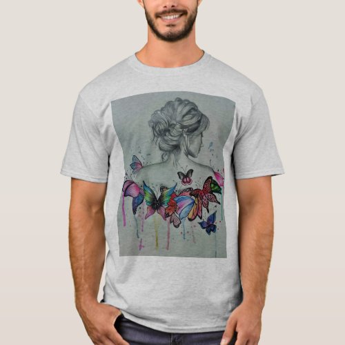 How about this title Fluttering Deals Butterfly T_Shirt