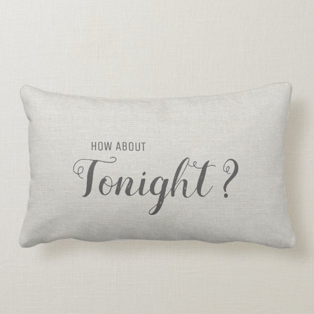 kitson tonight not tonight pillow