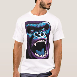 How about "Wild Roar: Gorilla Open Mouth T-Shirt