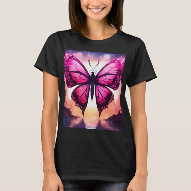 How about "Winged Whimsy: The Butterfly-Inspired S T-Shirt (Front)