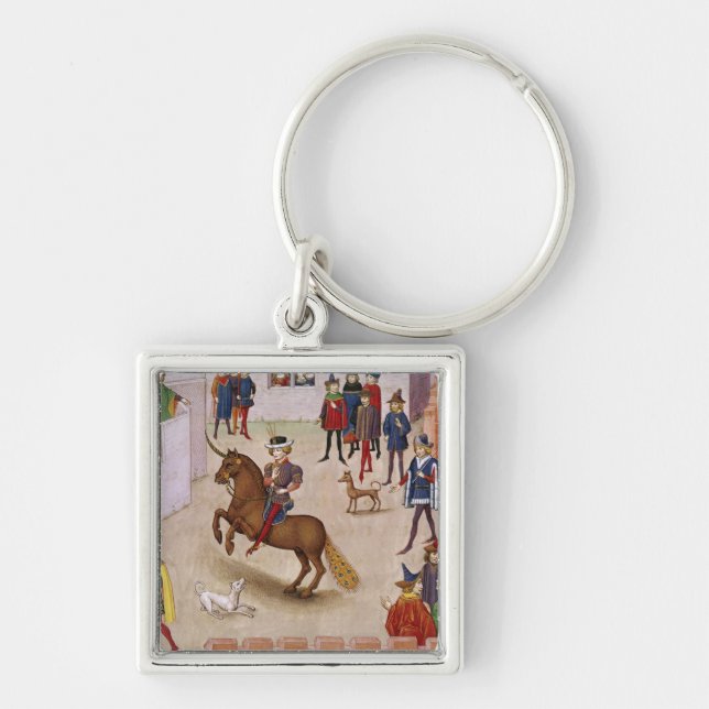 How Alexander the Great  Mounted Bucephalus Keychain (Front)