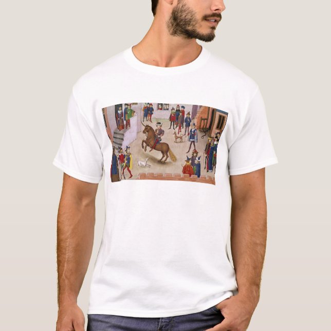 How Alexander the Great  Mounted Bucephalus T-Shirt (Front)