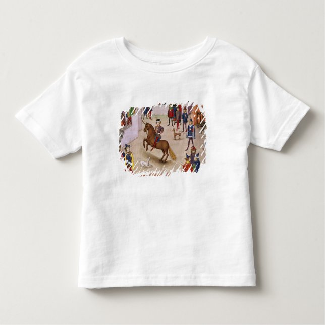 How Alexander the Great  Mounted Bucephalus Toddler T-shirt (Front)