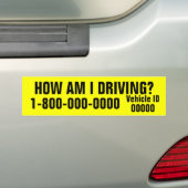 How am I Driving Bumper Sticker | Zazzle