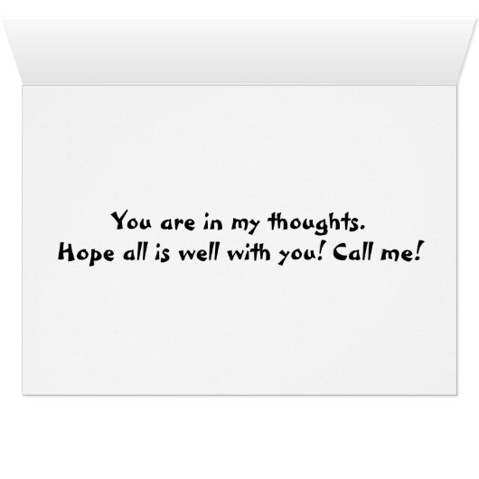 How are you? (Inside Horizontal (Bottom))