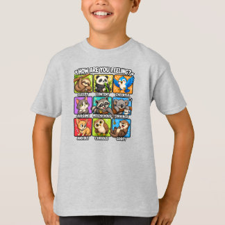 How Are You Feeling? Animal Moods T-Shirt
