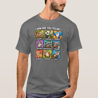 How Are You Feeling? Animal Moods T-Shirt