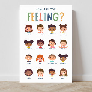 How Are You Feeling Classroom Poster