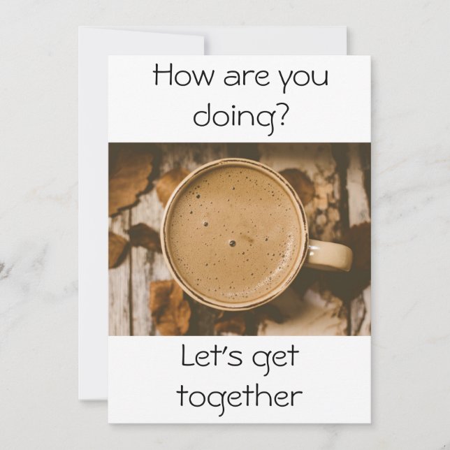 How are you? invitation (Front)