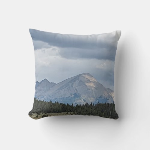 How Beautiful The Colorado Mountains Throw Pillow