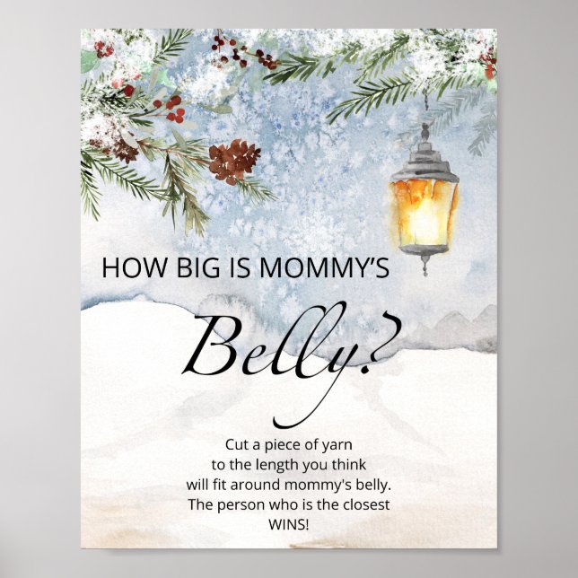  How big is mommy's belly game Poster (Front)