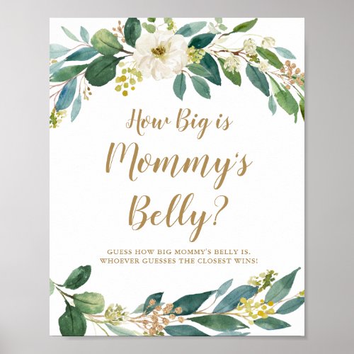 How Big is Mommys Belly Game Sign