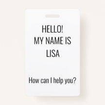 How can I help? Badge