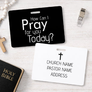 How Can I Pray For YOU? Christian Badge