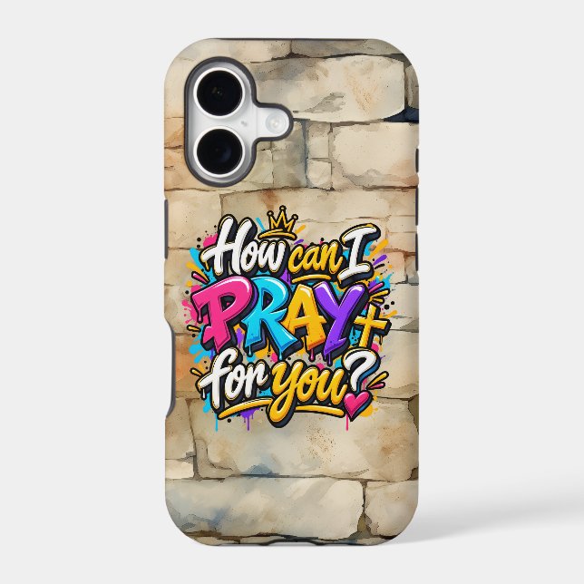 How can I pray for you?  iPhone Case (Back)