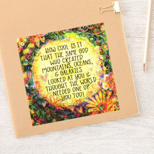 How Cool Is It Inspiring God Pretty Inspirivity Sticker