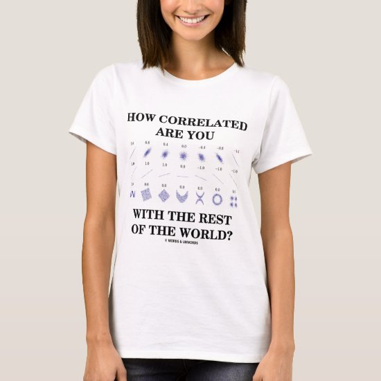 How Correlated Are You With The Rest Of The World? T-Shirt
