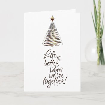 How Could It Be Christmas Without "you" Holiday Card by ChristmasShowRoom at Zazzle