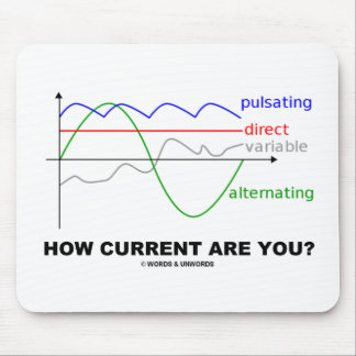 How Current Are You? (Various Currents Physics) Mouse Pad