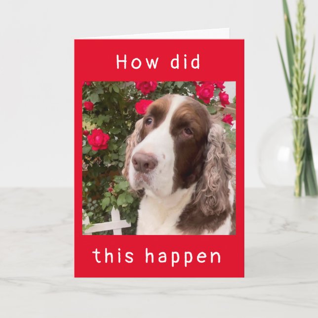 HOW DID THIS HAPPEN???  "HAPPY 12th BIRTHDAY" Card (Front)