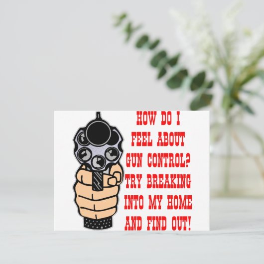 How Do I Feel About Gun Control (Standing Front)