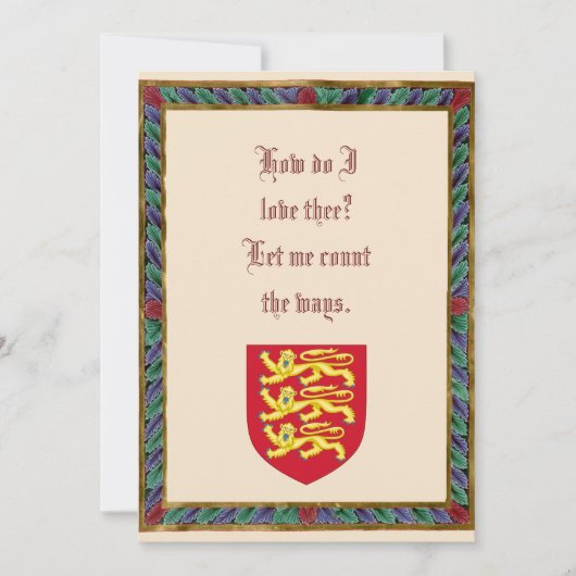 How do I love thee? (Front)