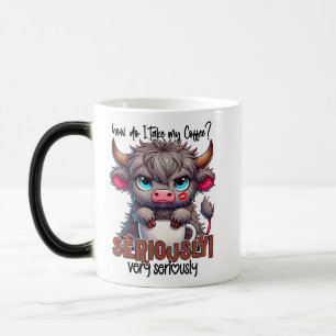 How Do I Take My Coffee? Seriously Very Seriously Color Morph Mug