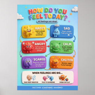 How Do You Feel Today Emotions Chart