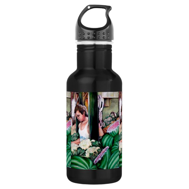 How do you like those melons? stainless steel water bottle (Front)