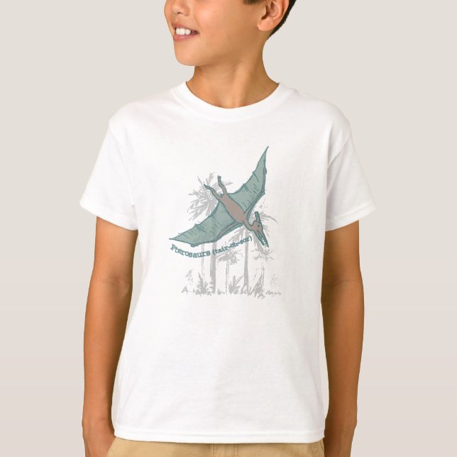 How do you say Pterosaurs dinosaur kids t-shirt (Front)