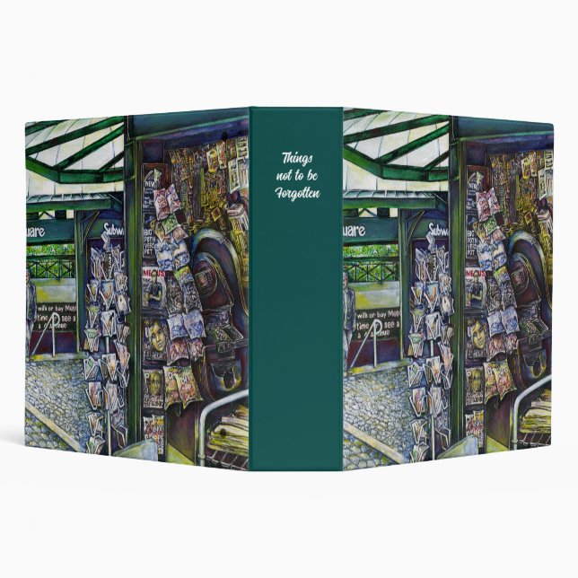 How Does One Image, Unimaginative? 3 Ring Binder (Background)