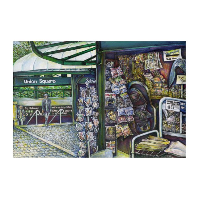 How Does One Image, Unimaginative? Acrylic Print (Front)