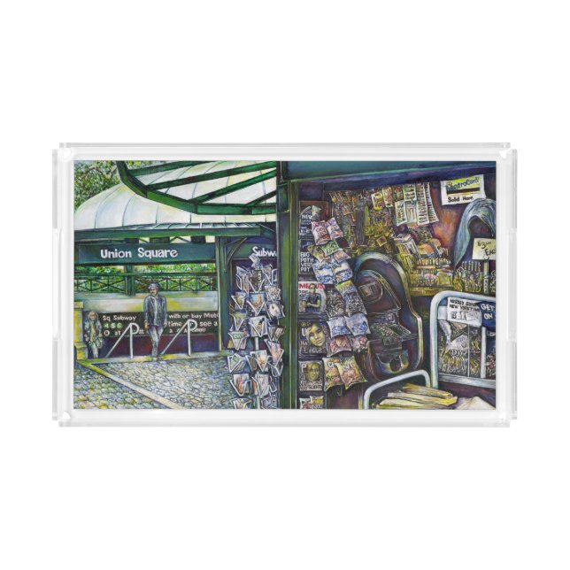 How Does One Image, Unimaginative? Acrylic Tray (Front)