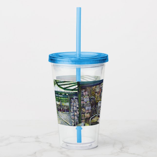 How Does One Image, Unimaginative? Acrylic Tumbler (Front)