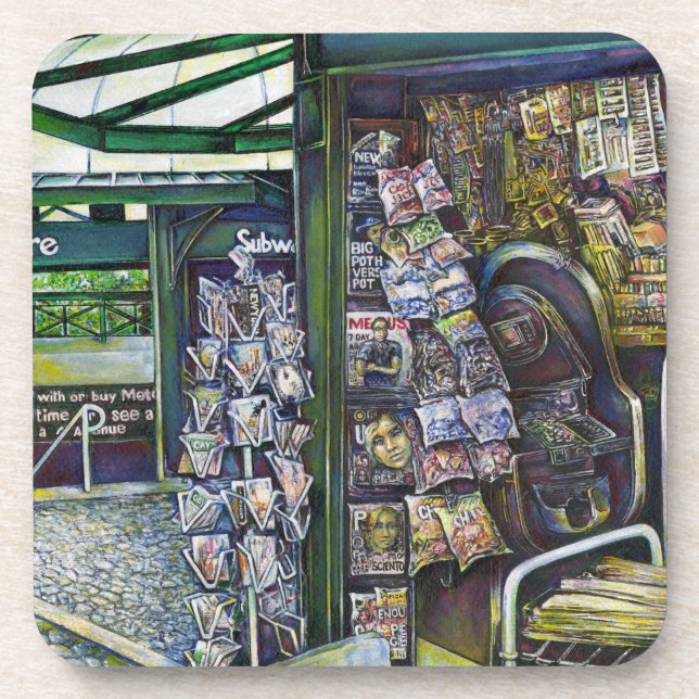 How Does One Image, Unimaginative? Beverage Coaster (Front)