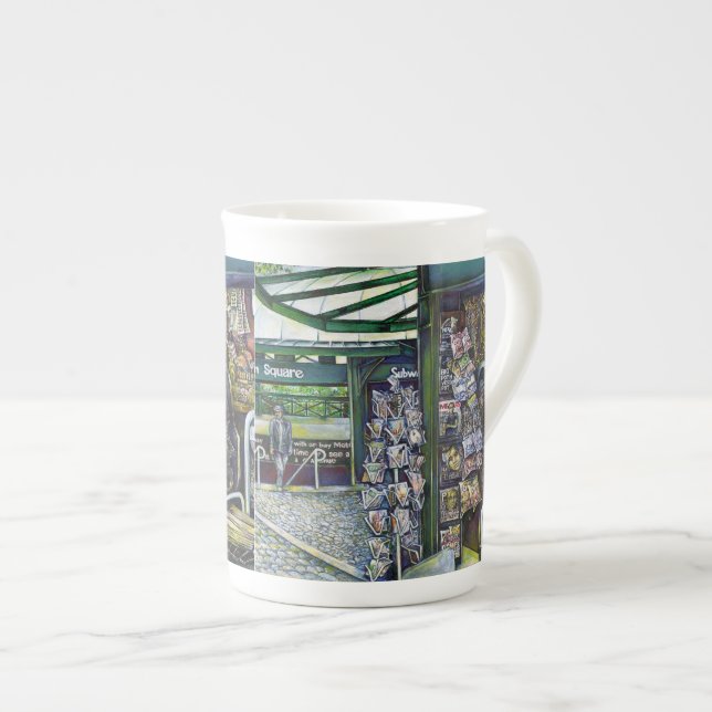 How Does One Image, Unimaginative? Bone China Mug (Front Right)