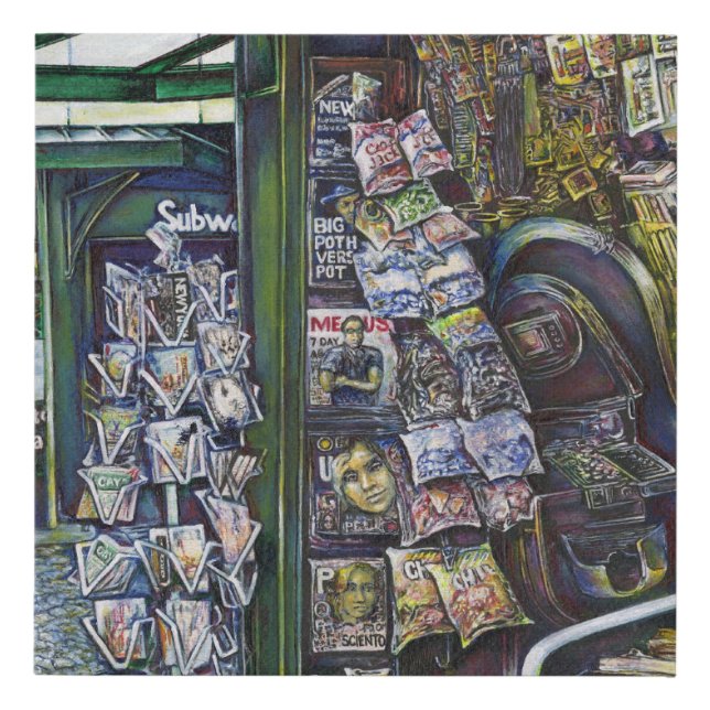 How Does One Image, Unimaginative? Faux Canvas Print (Front)