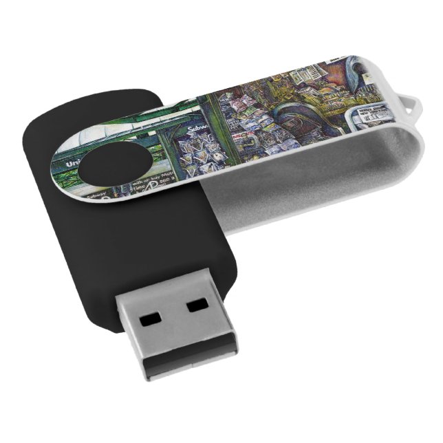 How Does One Image, Unimaginative? Flash Drive (Angled)