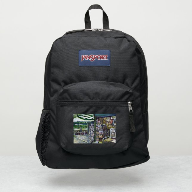 How does one image, unimaginative? JanSport backpack (Front)