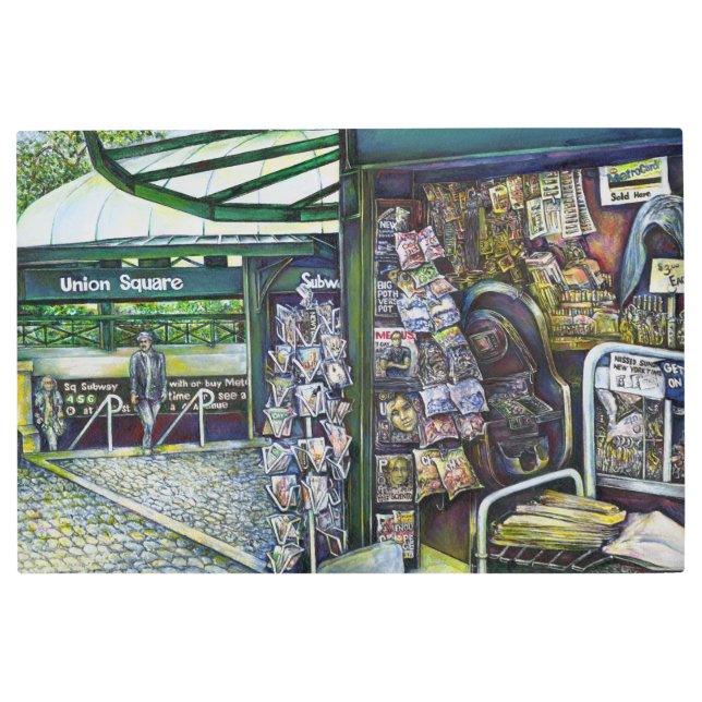 How Does One Image, Unimaginative? Metal Print (Front)