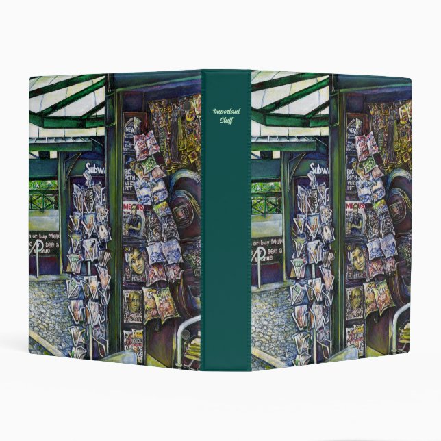 How Does One Image, Unimaginative? Mini Binder (Background)