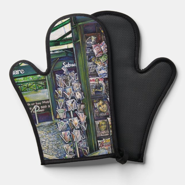 How Does One Image, Unimaginative? Oven Mitt (Front/Back)