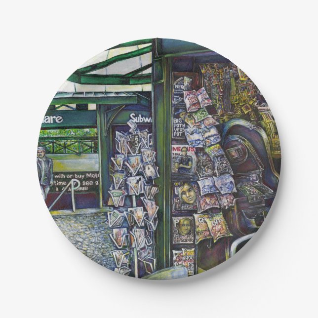 How Does One Image, Unimaginative? Paper Plates (Front)