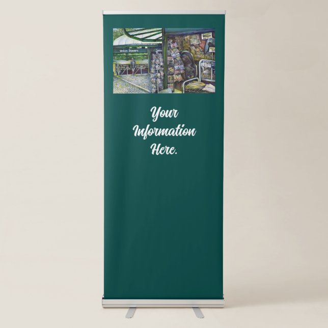 How Does One Image, Unimaginative? Retractable Banner (Front)