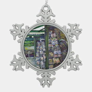 How Does One Image, Unimaginative? Snowflake Pewter Christmas Ornament